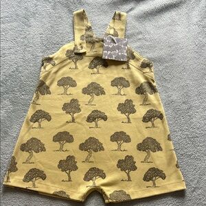 NWT Kate Quinn 100% ORGANIC COTTON country bubble apple tree romper
